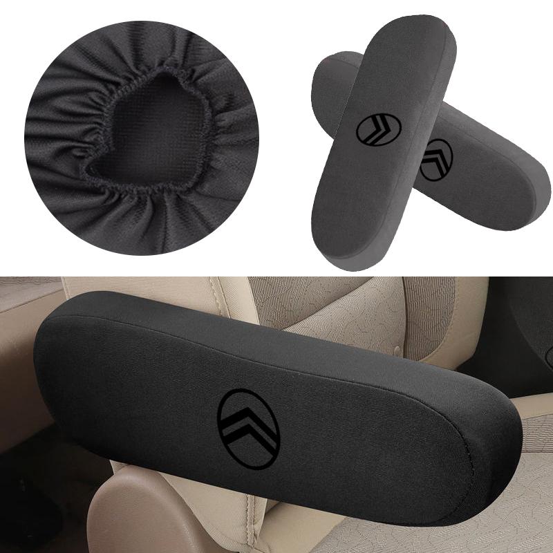 Fabric Car Seat Armrest Cover Breathable Cloth For Citroen C4 C3 C5 C1 C2 Berlingo Celysee Cactus Picasso Aircross Saxo aks256