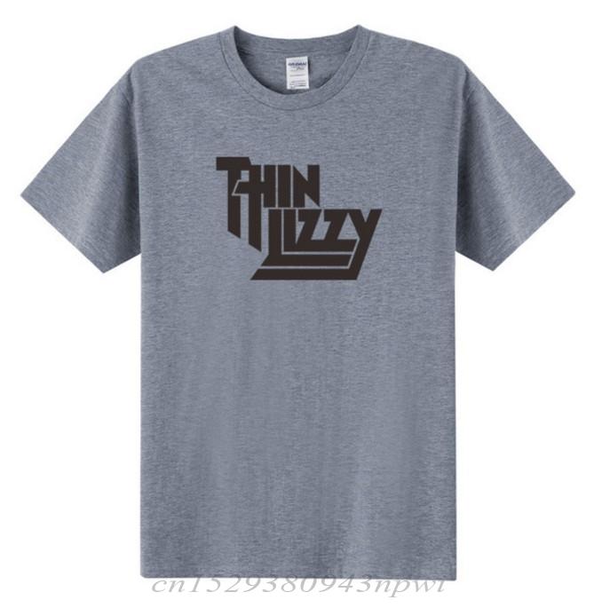 Heavy Metal Rock Band Thin Lizzy T Shirt Men Tops Music Singer Tshirt Short Sleeve Cotton Oneck Tee Top Clothes