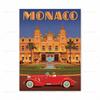 Vintage Miami California Canvas Painting Retro Travel Poster Tourist Scenery Wall Art for Living Room Decoration Home Decor