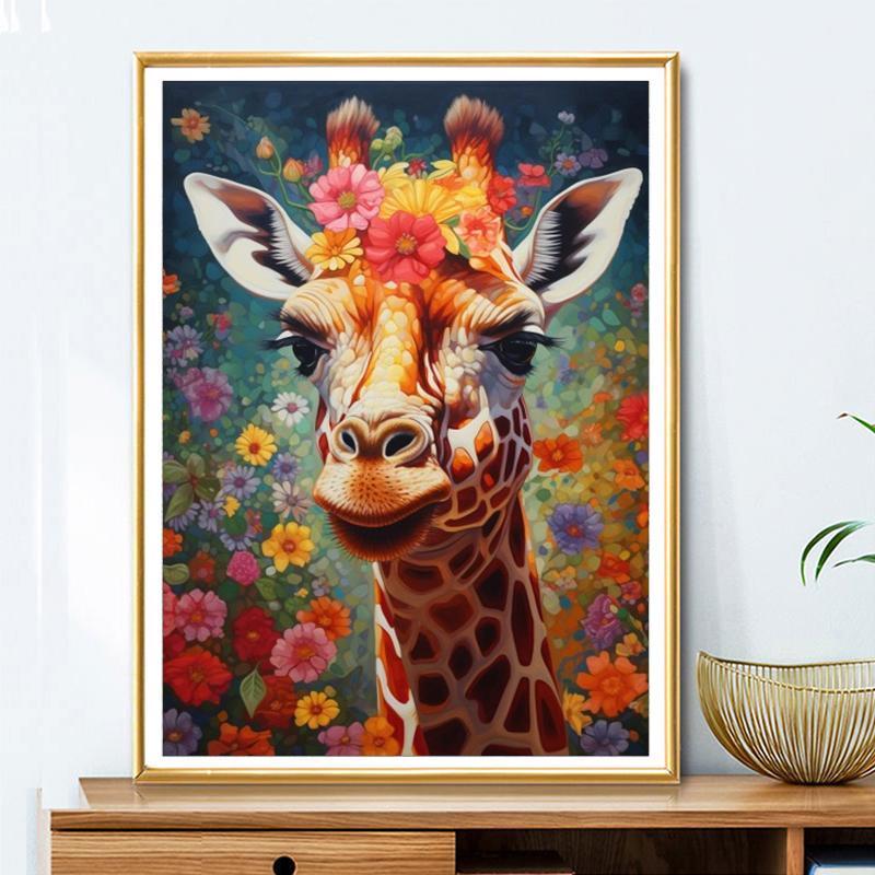 5d DIY Алмазная картина вышивка крестом цветок животное жираф детские поделки алмазная вышивка мозаика домашний декор
