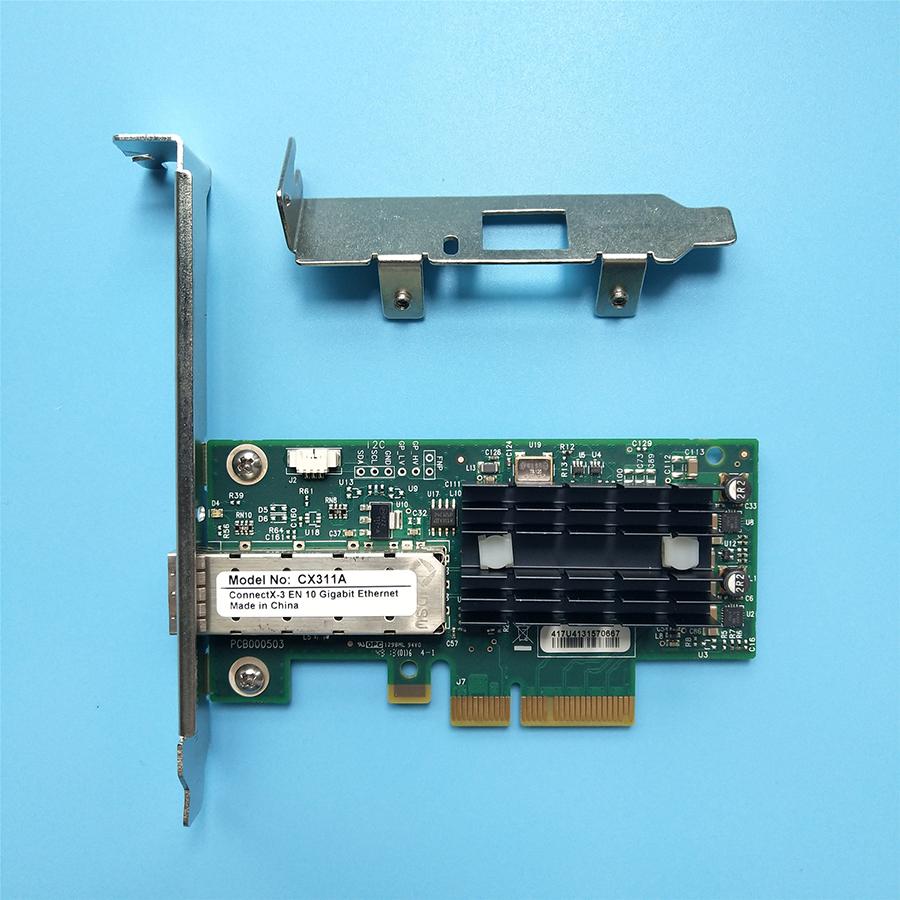 Used Network Card For MCX311A-XCAT CX311A ConnectX3 EN 10G Ethernet 1/10GbE SFP+