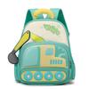Excavator Children Cartoon Backpack With Breathable Nylon For Kids School Travel