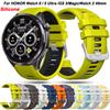 Ремешки для часов 22 мм для Honor Watch 6 Plus Силиконовые ремешки для HONOR Watch 5 Ultra / GS 3 / GS Pro Браслеты