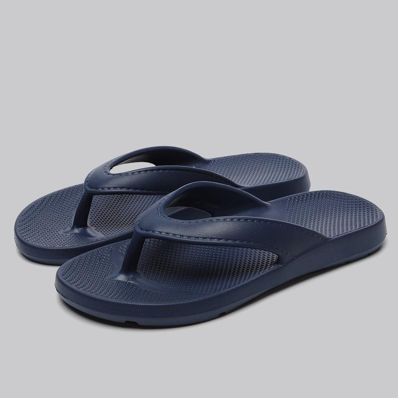 Flip-flops Men's Summer Foot Pinch Non-slip Wear-resistant Beach Cool Slippers Men's Summer Wear