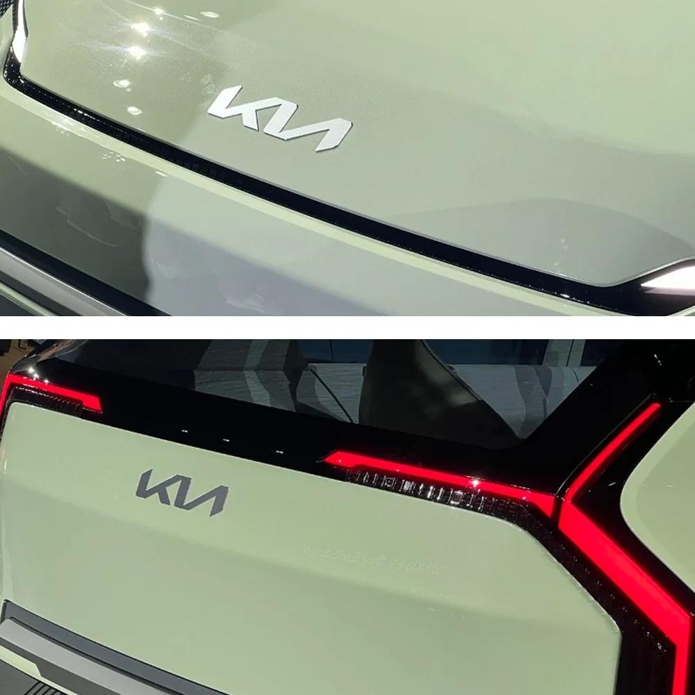 ABS Наклейка-значок на капот и багажник автомобиля для KIA EV6 Stinger RIO Sorento Picanto Ceed Borrego Syros K4 K5 K8 K9