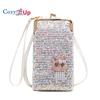Cozy Up Mobile Wallet Simple Shoulder Bag Cute Doll Crossbody Bag
