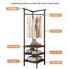 Multi-layer Coat Rack Floor Hanger Vertical Simple Vertical Clothes Hanger Corner Bedside Table Clothes Storage Cabinet Family