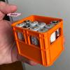 1 шт. Штабелируемый ящик для хранения батареек, напечатанный на 3D-принтере, DIY пивная коробка для хранения батареек типа AA (№5), AAA (№7), 18650, корзина