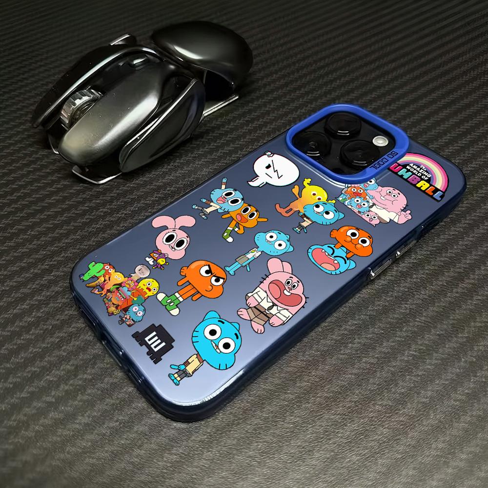 Magical World Gumball Phone Case For iPhone 17 16 15 14 13 12 11 mini Pro Max X XR XSMAX 8 7 Air Plus Anti Fall Matte Back Cover