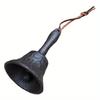 Retro Cast Iron Hand Bell Multi-Purpose Bells for Craft Wedding Decoration Alarm School Church Classroom Bar Hotel Vintage Bell