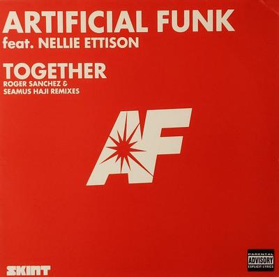 12-дюймовая пластинка ARTIFICIAL FUNK, NELLIE ETTISON - Together SKINT82X Skint 2003 Великобритания Танцевальная и электронная музыка Б/у
