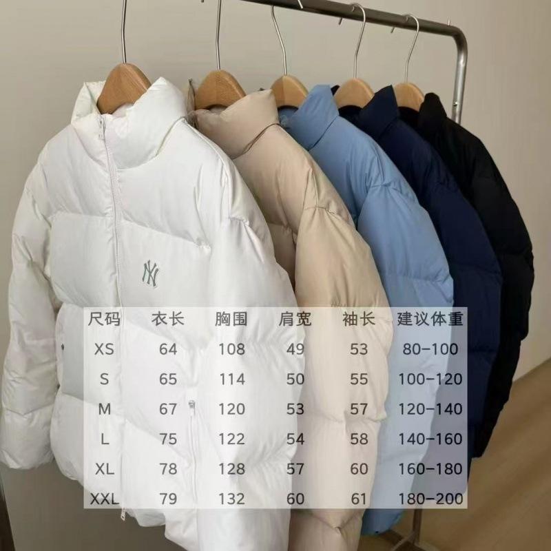 Yankees small standard new down jacket Yu Shuxin outdoor warm couple style bread jacket