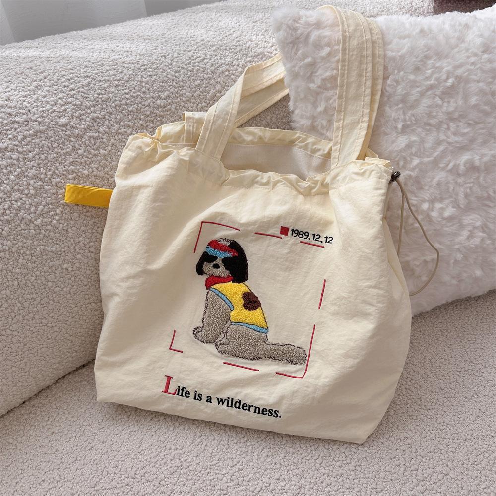 Версия Симпатичная Универсальная Сумка Через Плечо Дорожная Холщовая Сумка Большой Вместимости Студенческая Классная Сумка Для Часов Женская