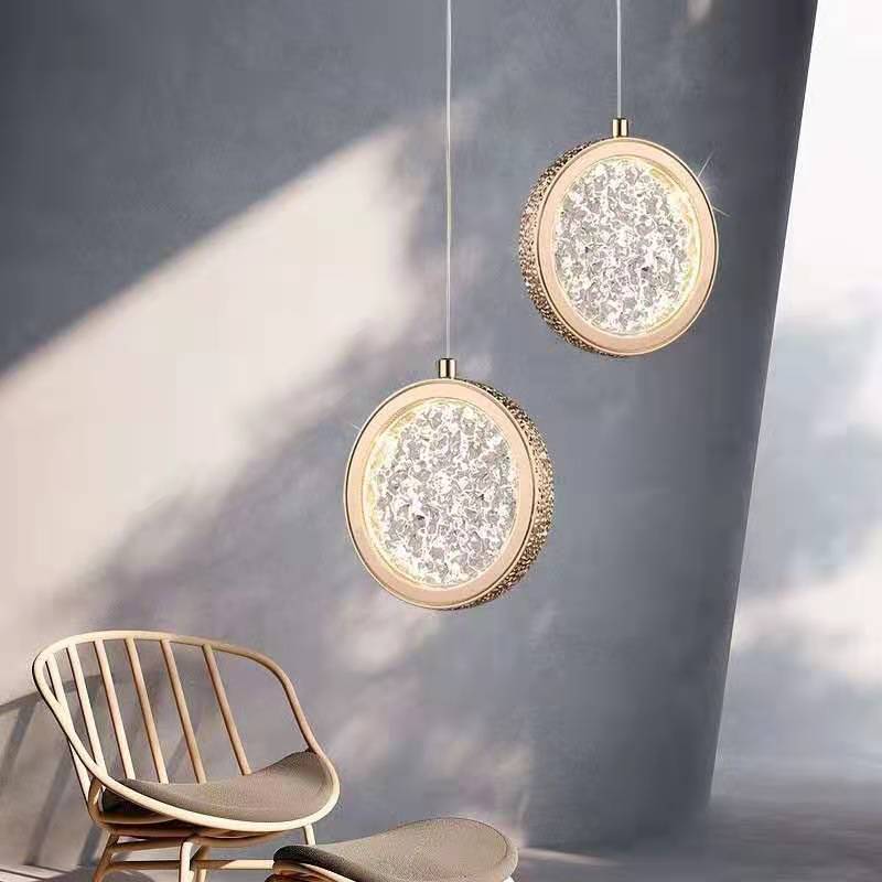 Современный светодиодный подвесной светильник Nordic золотые хрустальные люстры для внутреннего освещения декор дома лестница гостиная спальня прикроватное украшение