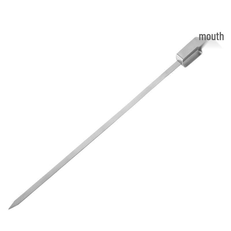 ZISIZ Semi-Automatic Thickened Flat BBQ Skewers