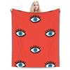 Eye Pattern Blanket Quality Warm Soft  Throw Blanket Spring Boy Girl Couch Bed Print Bedspread