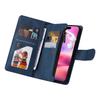 For iPhone 16 Leather Case Zipper Pocket Protective Phone Cover