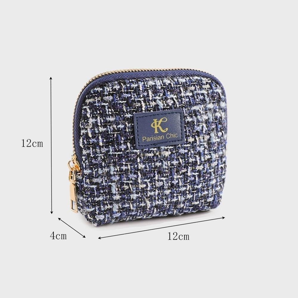 Zipper Jewelry Travel Bag Portable Necklace Storage Case  Necklaces Rings Earrings Storage
