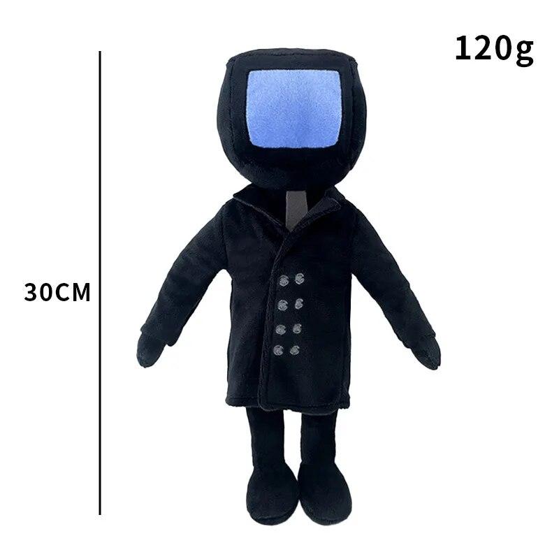 1/6/12 шт. Skibidi туалет плюшевая игрушка Титан ТВ человек босс туалет мультяшные куклы мягкая кукла Рождественский подарок на день рождения для детей