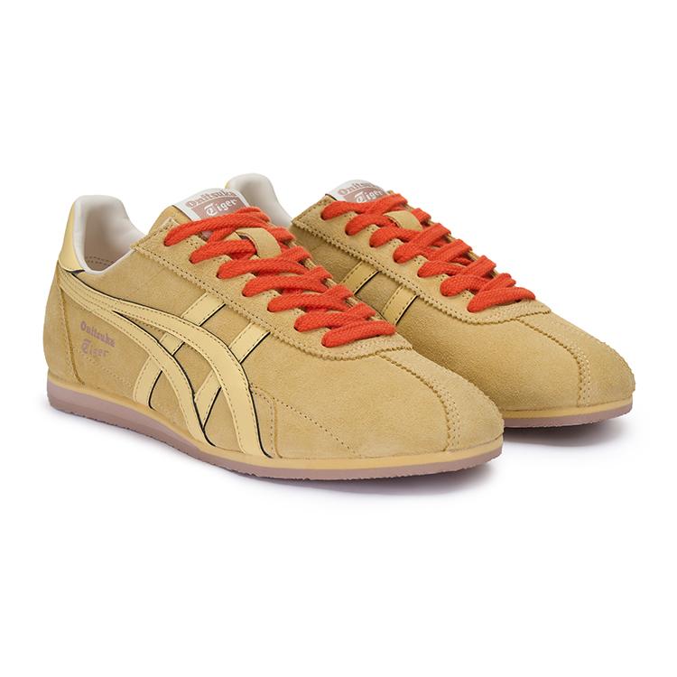 ONITSUKA TIGER Runspark Fashion Versatile Non-Slip Wear-Resistant Low-Top Casual Shoes Unisex Sneaker Yellow 1183C338-750