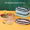 Контейнер для обеда, вода может быть нагрета, герметичный, противоударный, держатель для еды, не содержит BPA, подогреватель горячей еды, коробка для бенто, школьные принадлежности