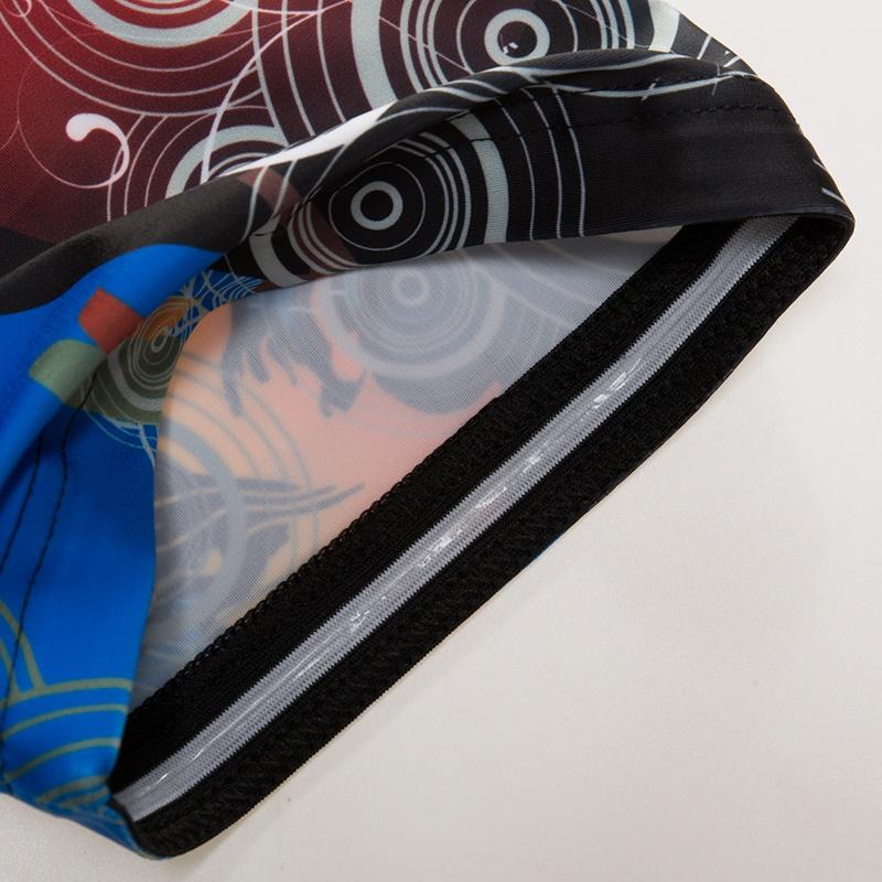 Летний комплект одежды с коротким рукавом для езды на велосипеде и принтом, женские спортивные трикотажные костюмы