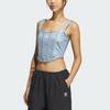 adidas Оригинальный женский корсет-топ синий IX1913