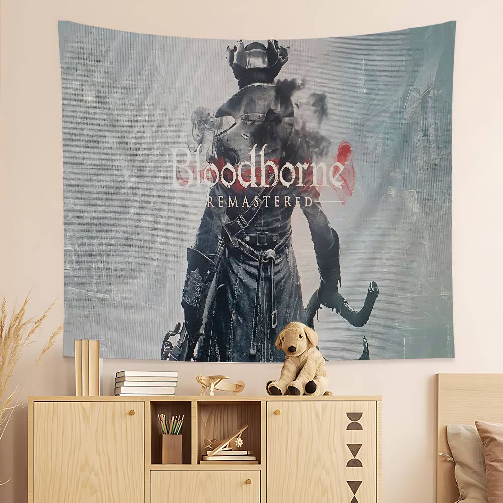 Игровой автомат BBloodborne Мультяшный Гобелен Настенное Украшение Бытовое Домашний Декор