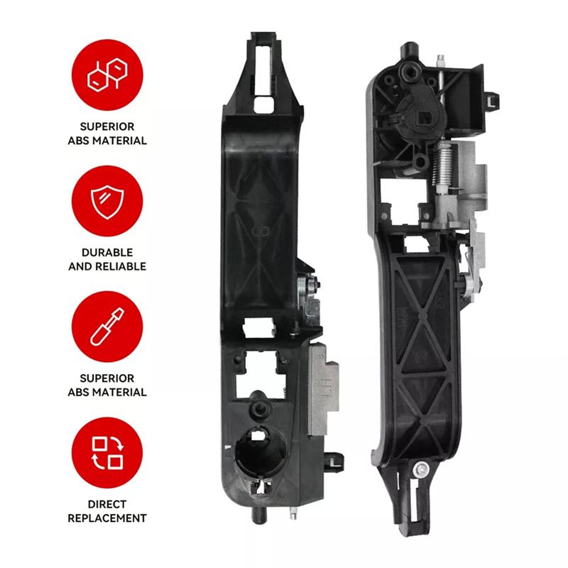 1Pair Exterior Door Handle Base Reinforcement For Ford Focus 08-11 8S4Z-5426685-B 8S4Z-5426684-B Front Handle Base