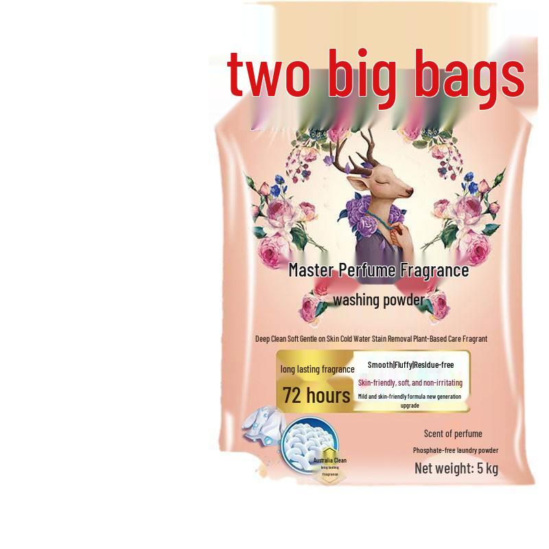 Master Perfume Ароматный стиральный порошок Эконом-упаковка: Удаление пятен, Стойкий аромат, Удаление жира, Большое ведро бытового стирального порошка.