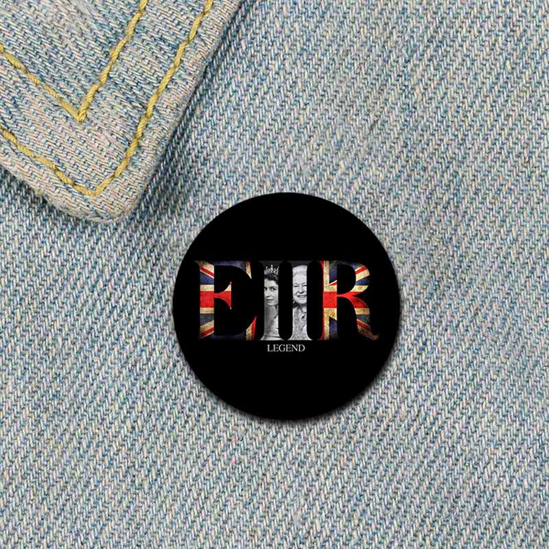 58 мм брошь на лацкан королевы Елизаветы II, брошь ручной работы, значки на рюкзаке, забавные броши из сплава для женщин, ювелирный аксессуар, праздничные подарки