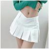 Сексуальная V-образная плиссированная юбка для женщин с высокой талией, облегающая милая мини-юбка, шорты, летняя модная уличная одежда Y2k, одежда Harajuku