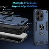 Чехол для Tecno Spark 20 Pro KJ6 с магнитной металлической подставкой-кольцом, ТПУ каркас, пластиковая ударопрочная защитная крышка для телефона Fundas