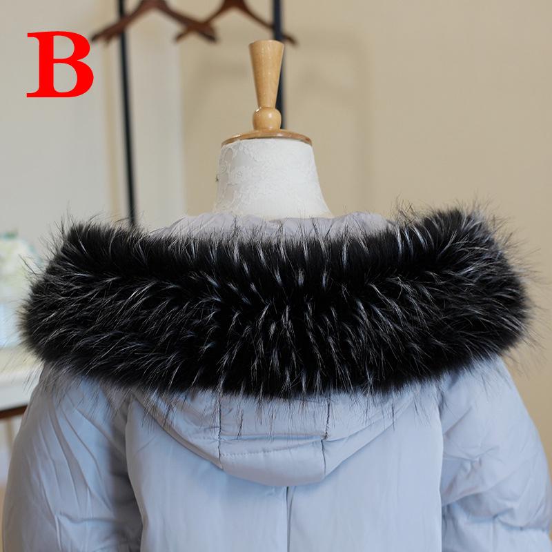 Faux Fur Scarf Warm Winter Hood Fur Decor Shawl Fake Fur Scarf Autumn Winter Women Coat Fur Collar Detachable Hat Accessories