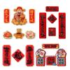 Acrylic New Year Refrigerator Magnets Traditional Spring Festival Supplies New Year Gift