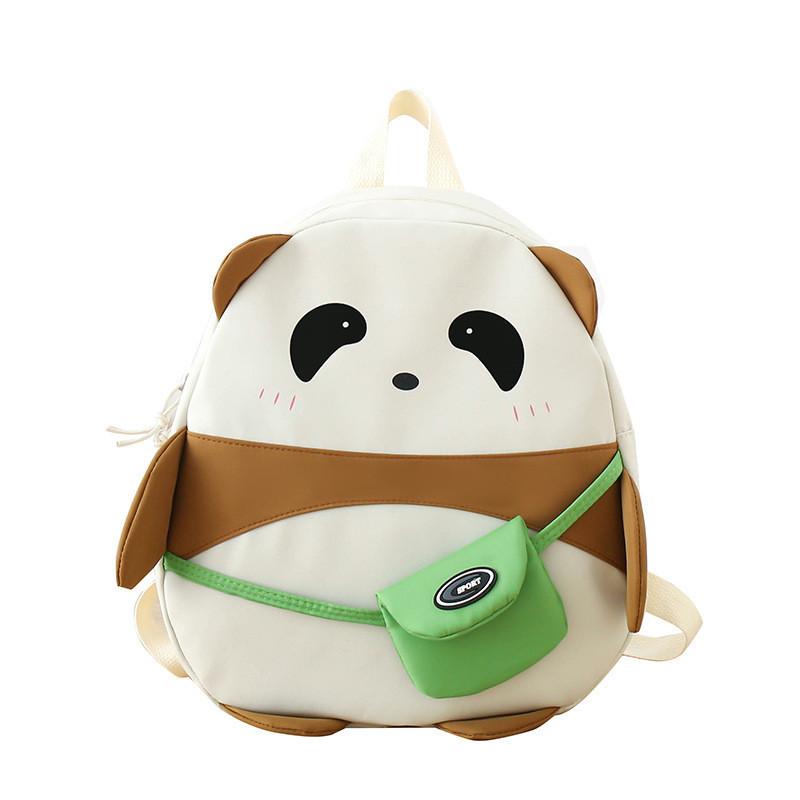 Trendy Kids Panda Backpack For Kindergarten With Breathable Cushioned Straps