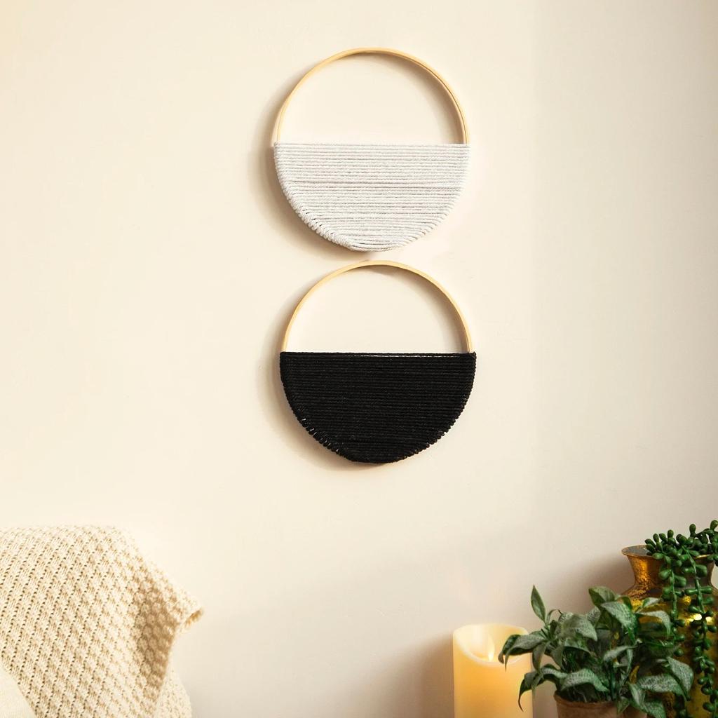 2 шт. макраме гобелен настенный в стиле бохо украшение дома идеальные гобелены для декора стен украшения дома Декор комнаты Эстетический