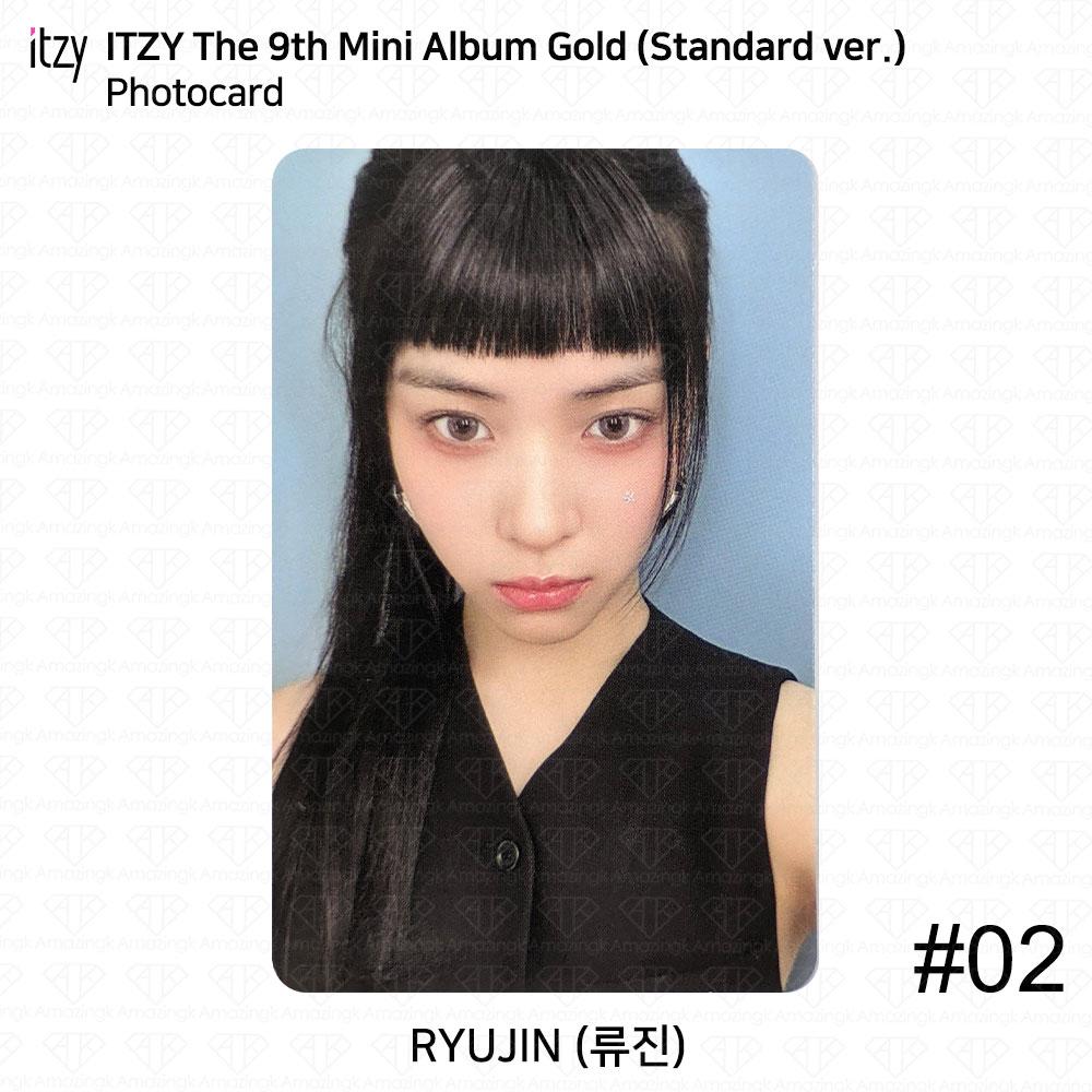 ITZY 9-й мини-альбом gold standard ver официальная фотокарточка открытка постер kpop