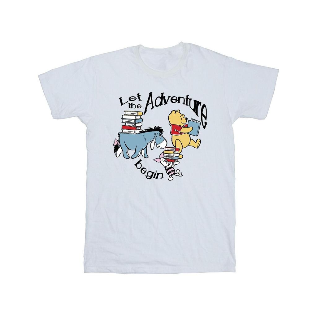 Winnie the Pooh Men's Let The Adventure Begin Cotton T-Shirt