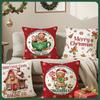 New Home Pillow Cushion Cover Holiday Couple Gift Christmas Atmosphere Nap Sofa Car Gift Pillow