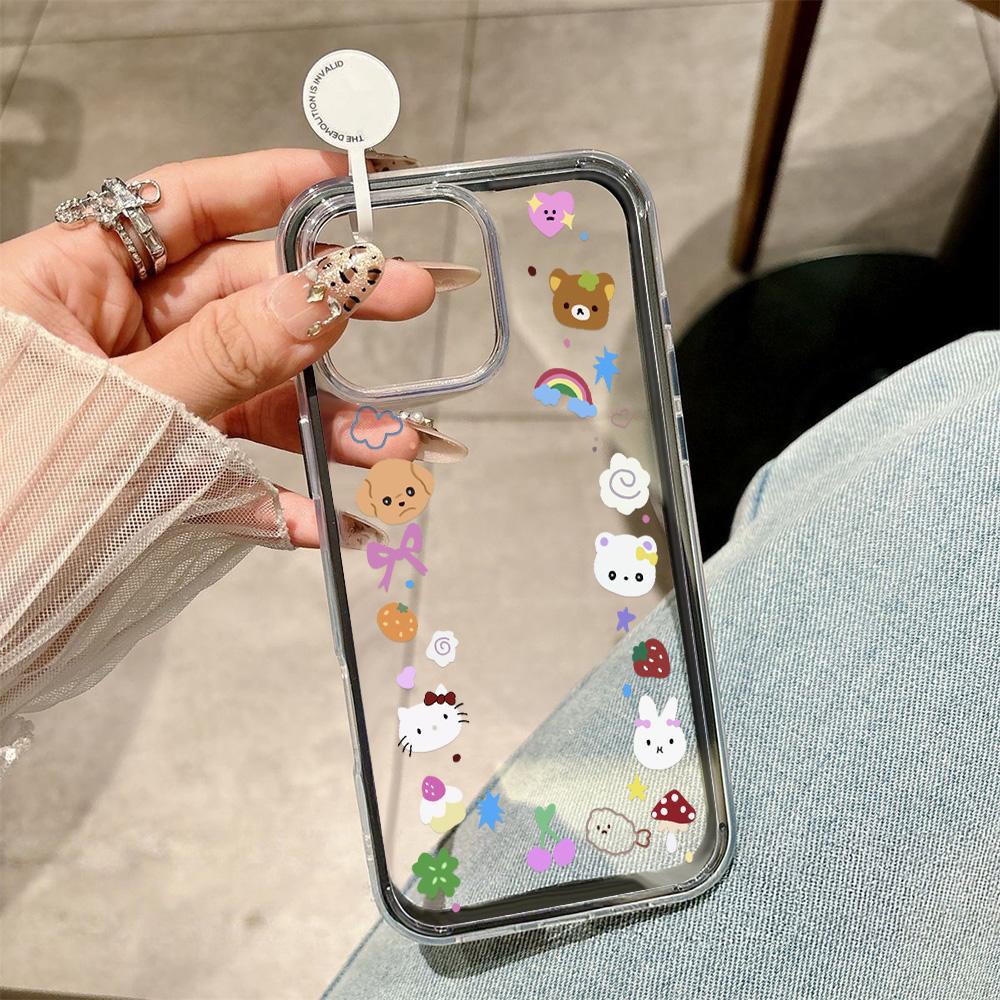Расписной чехол для телефона для iPhone 17 11 12 13 14 15 16 iPhone 17 12 13 14 15 16 Pro 17 12 13 14 15 16 Pro Max Высококачественный расписной милый чехол для телефона с животными