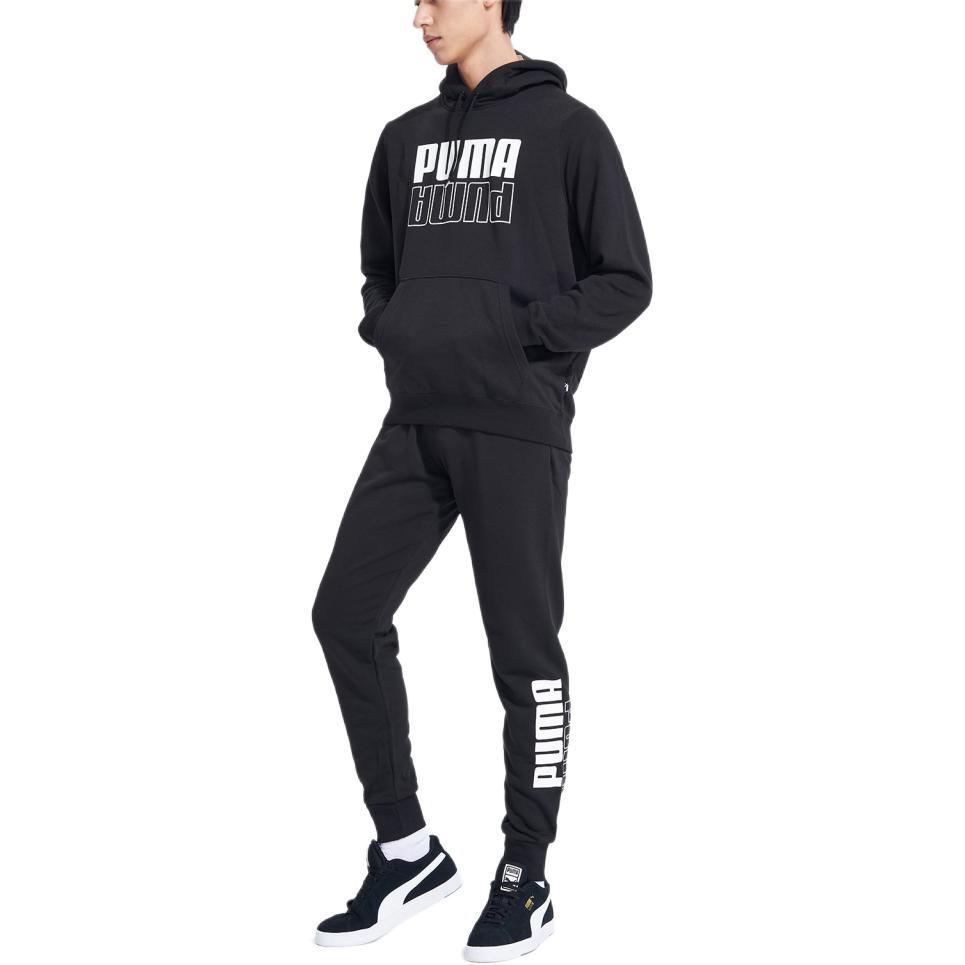 Puma Свитшот с логотипом Power Мужской Черный 846557-01