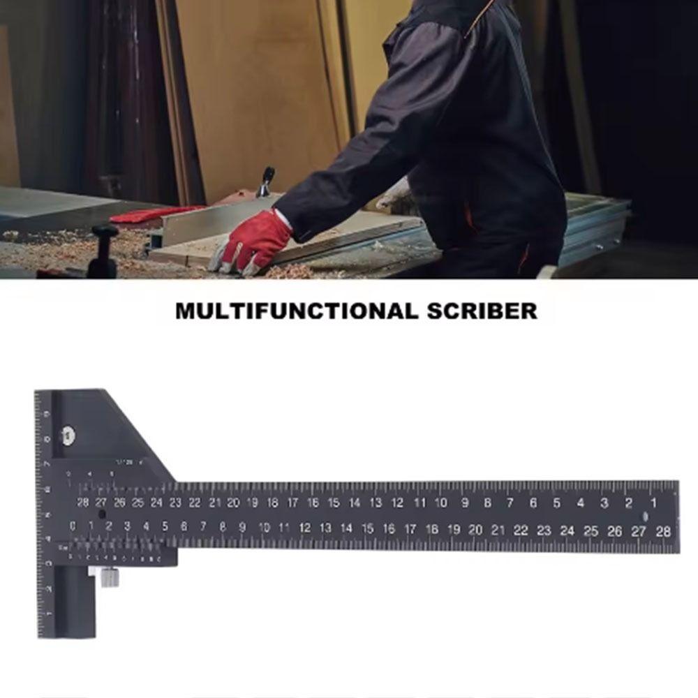 High-precision T Shaped Ruler 0-280mm Woodworking Sliding Gauge Marking Gauge Woodworking Tool