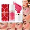 Large Head Brush Liquid Blush Trade Lip And Cheek Use Natural Sun-red Makeup,6.4ML