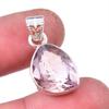 Natural Ametrine Gemstone Handmade 925 Solid Sterling Silver Pendant 1.25" S4l44