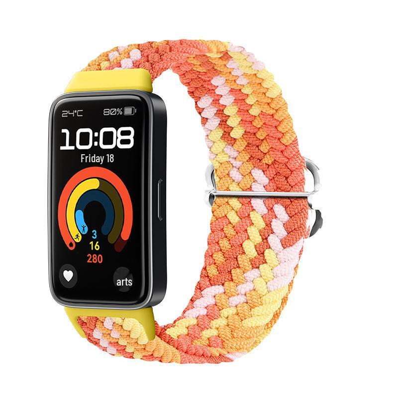 Регулируемый плетеный браслет для часов Huawei Band 8/9/10 NFC