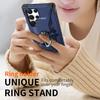 Для Samsung Galaxy S24 Ultra Чехол PC+ TPU Гибридная Накладка для Телефона с Кольцом-Держателем Подставка