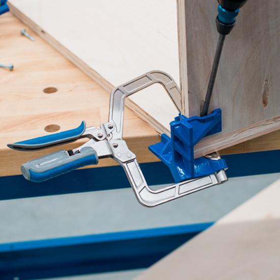 Угловой зажим 90 градусов Эргономичная ручка Регулируемая толщина Многоцелевой ручной Прямоугольный зажим Инструмент для деревообработки
