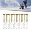 Упаковка из 10 штифтов срезных 73804155 со шплинтами для снегоуборщиков Craftsman, предоставляющая запасные части для обслуживания снегоуборщика
