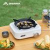 BISINNA 10000W Camping Stove 12 Core High Firepower Windproof Portable Gas Burner for Outdoor Cooking Picnic BBQ